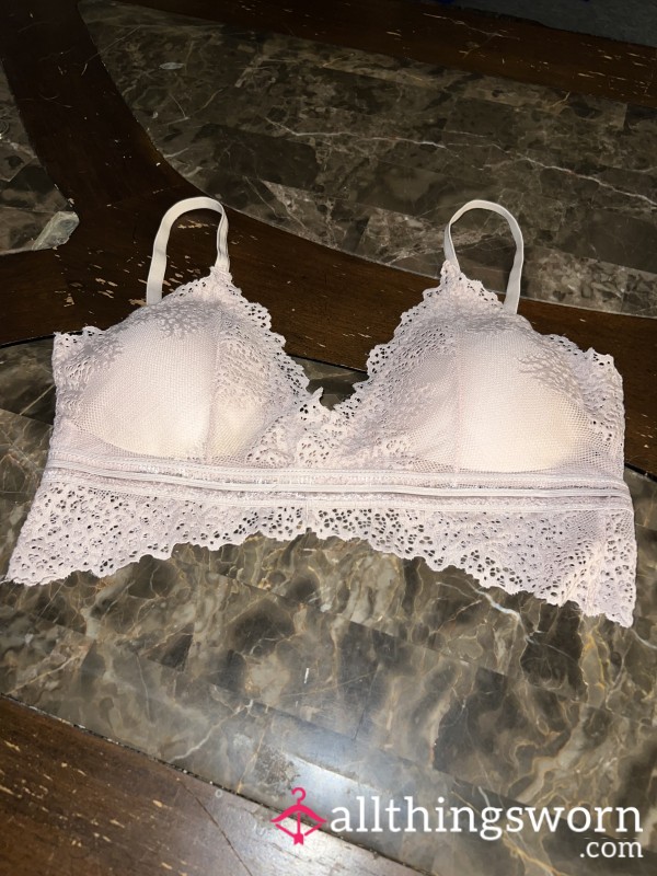 Pretty Lacy Pink Bra