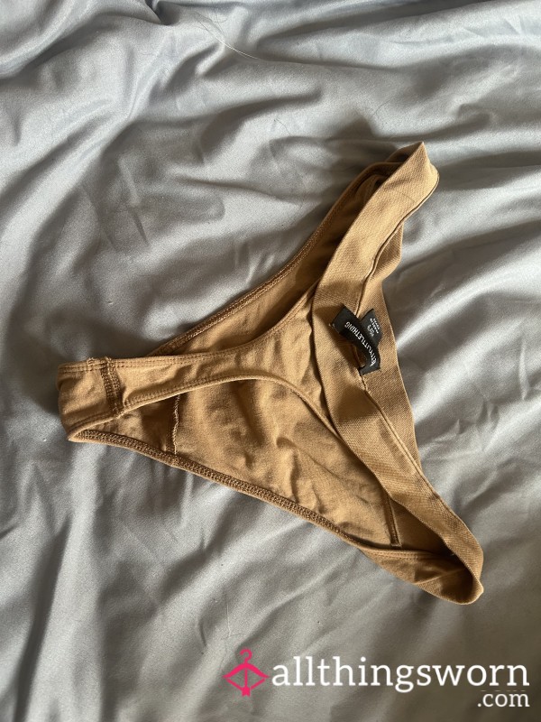 Pretty Little Thing Thong Worn In Gym