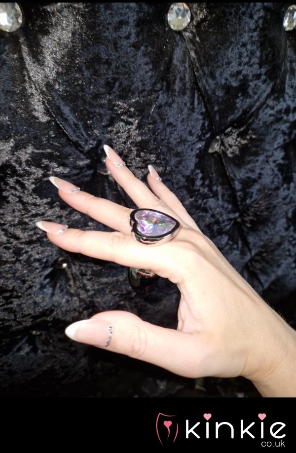 Pretty Metal Jewelled Bu*t Plug (small)