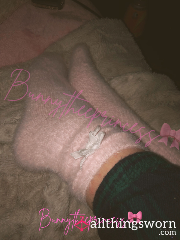 Pretty Pink Bedsocks With Bows🎀