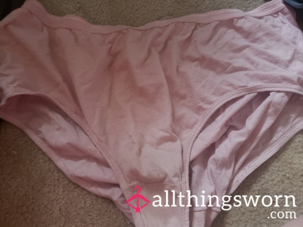 🩷Pretty Pink Cotton BBW Panties🌸Vacc*m Sealed 🆓 Shipping 🩷