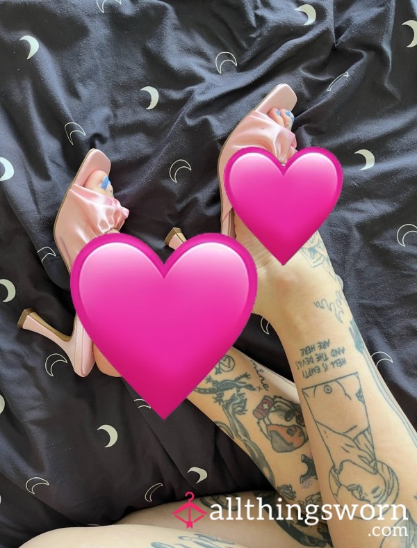 Pretty Pink Kitten Heels