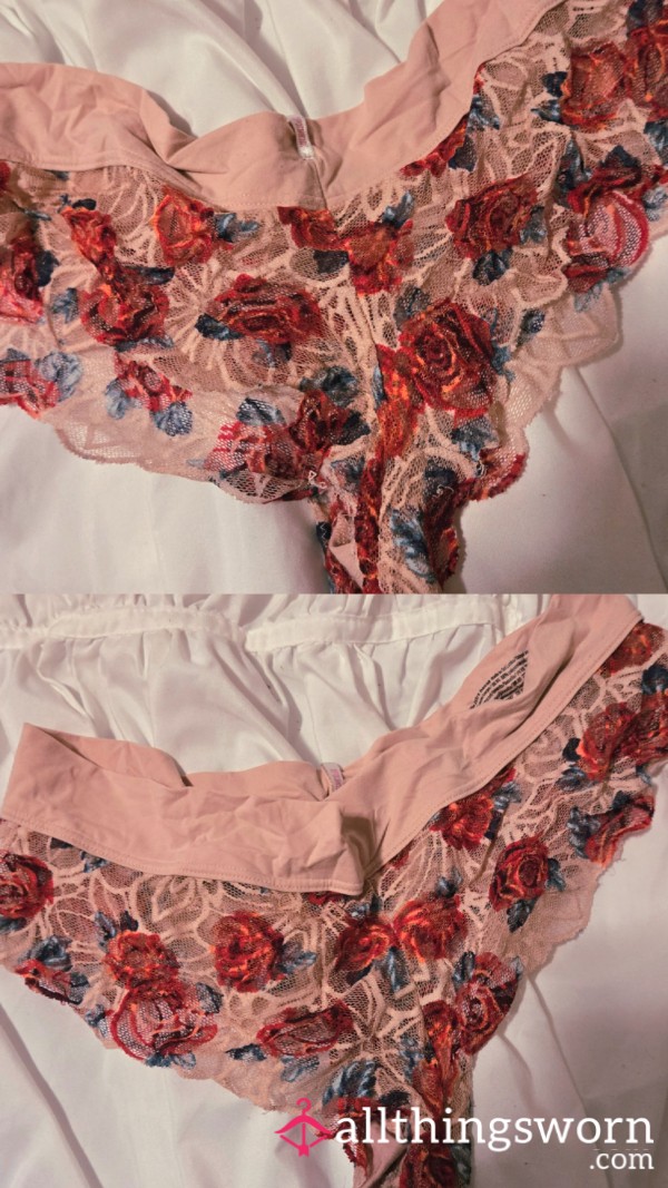 Pretty Pink Lace Panties 💖🌷