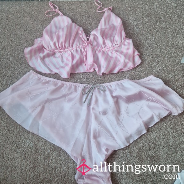 Pretty Pink Lingerie Set (Worn To Order)
