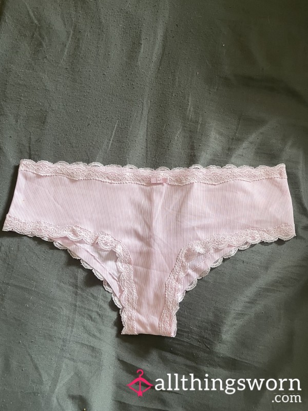 Pretty Pink Panties, Minimum 24 Hour Wear - Add Ons Are Available