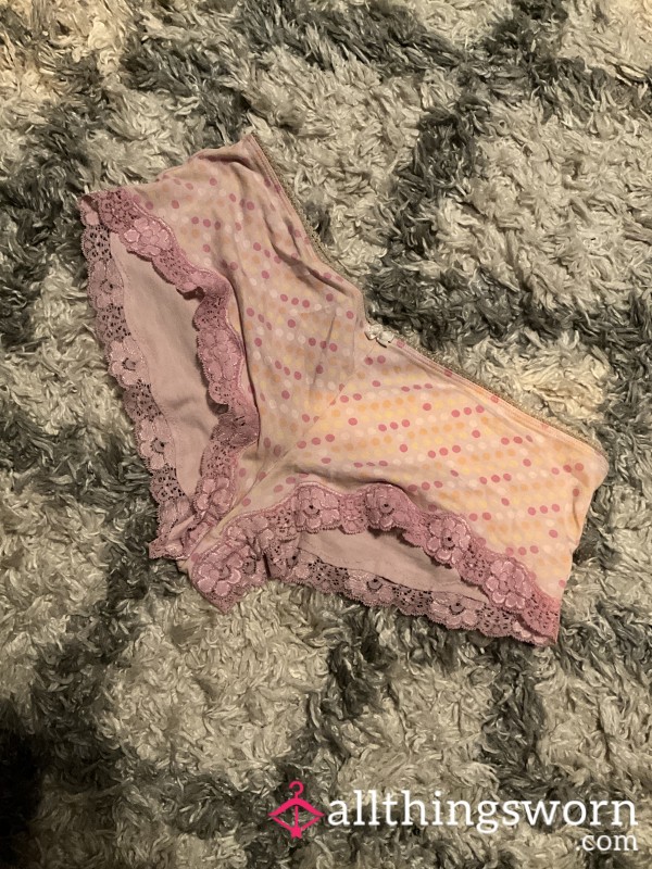 Pretty Pink Panties When I’m On The Dot
