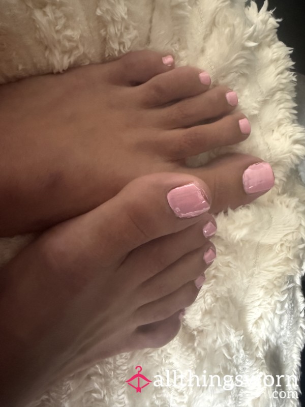 💗 Pretty Pink Pedi Photo Bundle 👣
