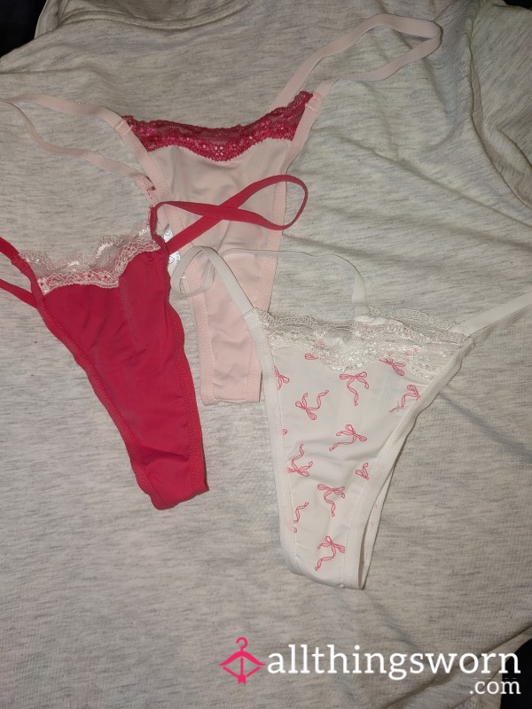 Pretty Pink Thongs