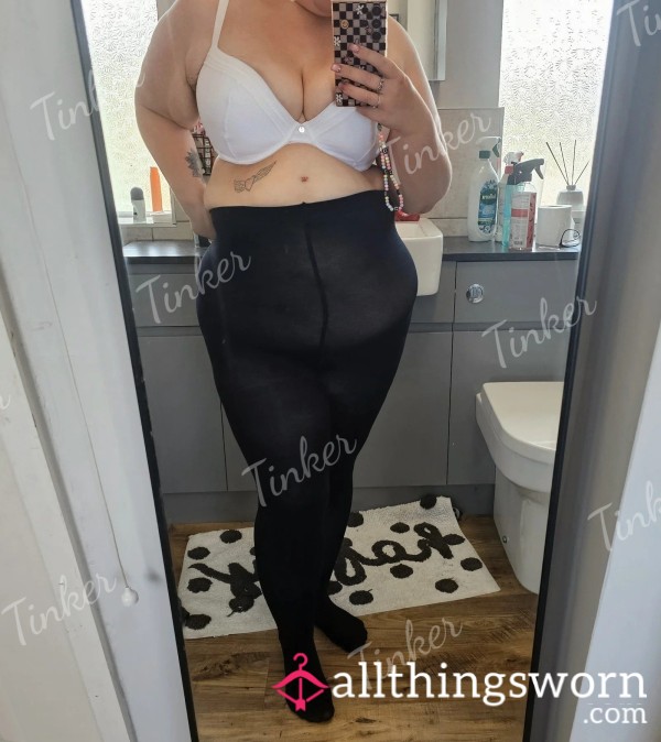 Pretty Polly 60 Denier Black Work Tights 🖤