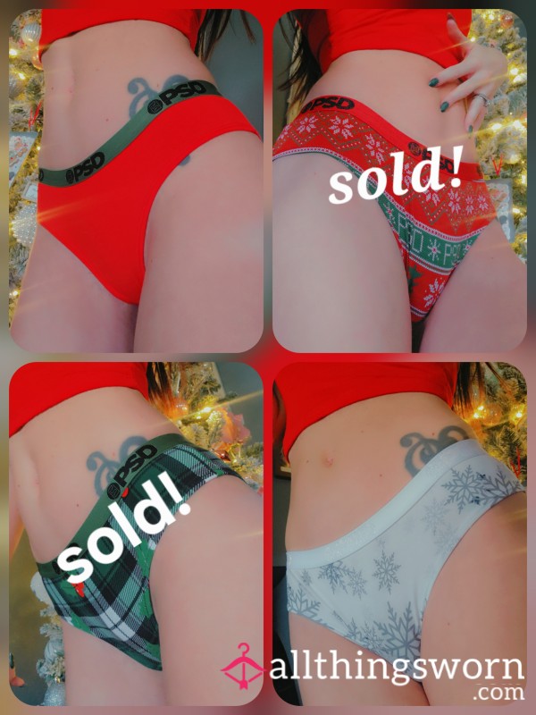 Pretty PSD Holiday Panty! Pick Your Favorite! 2 Free Add Ons!