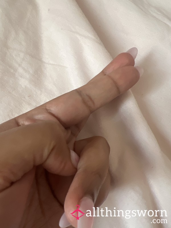 Pretty Pu**y Pink Nails