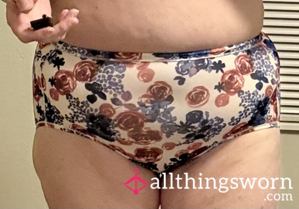 Pretty Silky Flower Panties