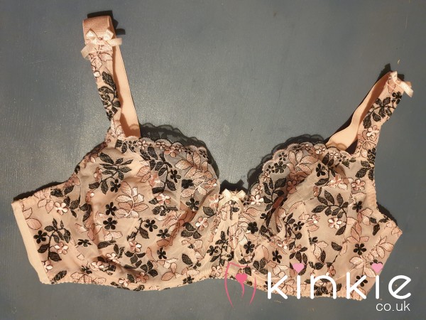 Pretty Sissy Flor*l Pink Bra