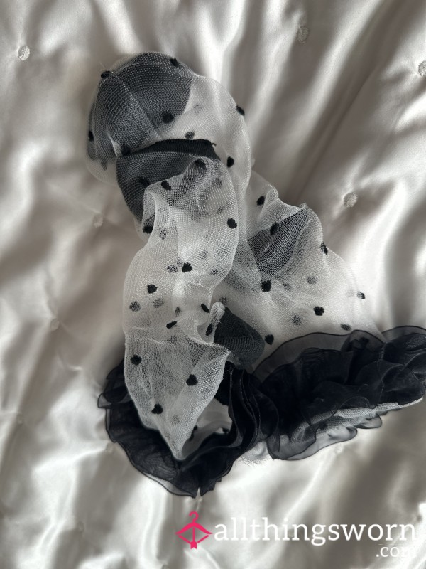 Pretty Transparent Nylon Socks 🖤👣