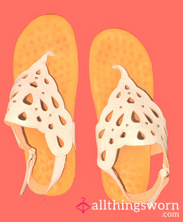 Pretty White Sandal Shoe