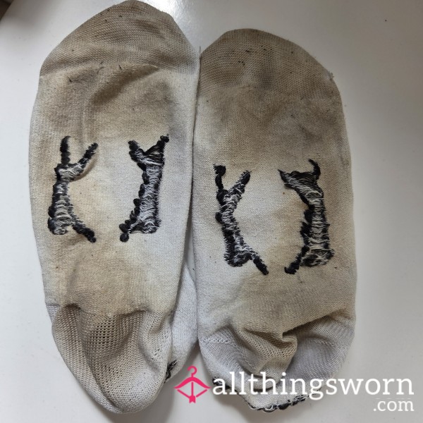 Worn To Perfection: Cornchip Scented Slazenger Trainers Socks | Preworn For 5 Days - From £26 + P&P