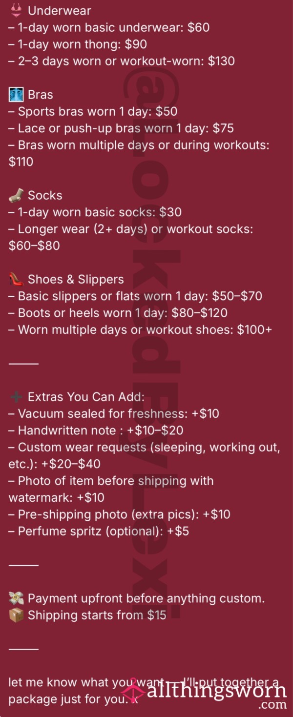 Pricing