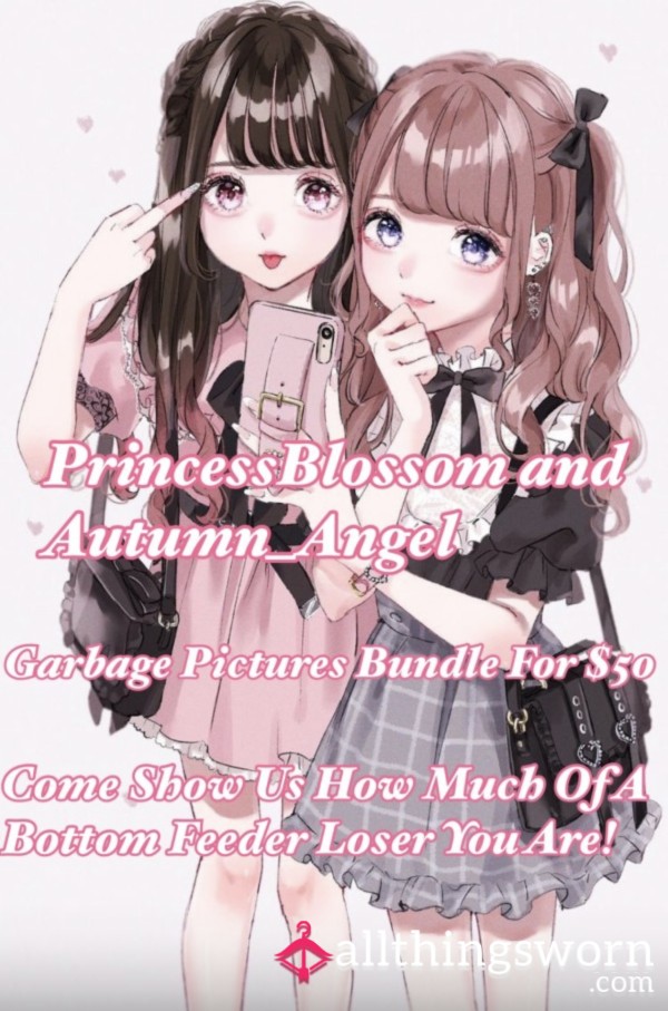 Princess Blossom And @Autumn_Angel’s Garbage Trash Bin Picture Bundle! $50!