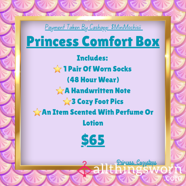 Princess Comfort Bundle – Worn Socks + Scented Extras