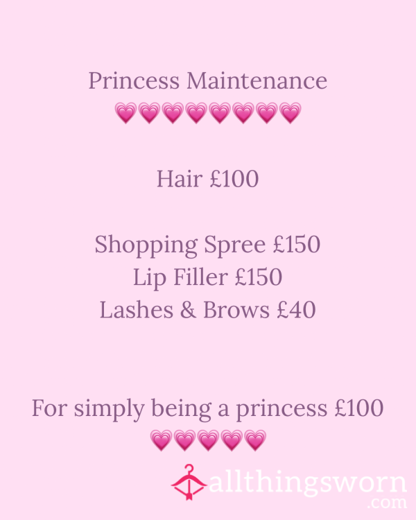 Princess Maintenance 💗