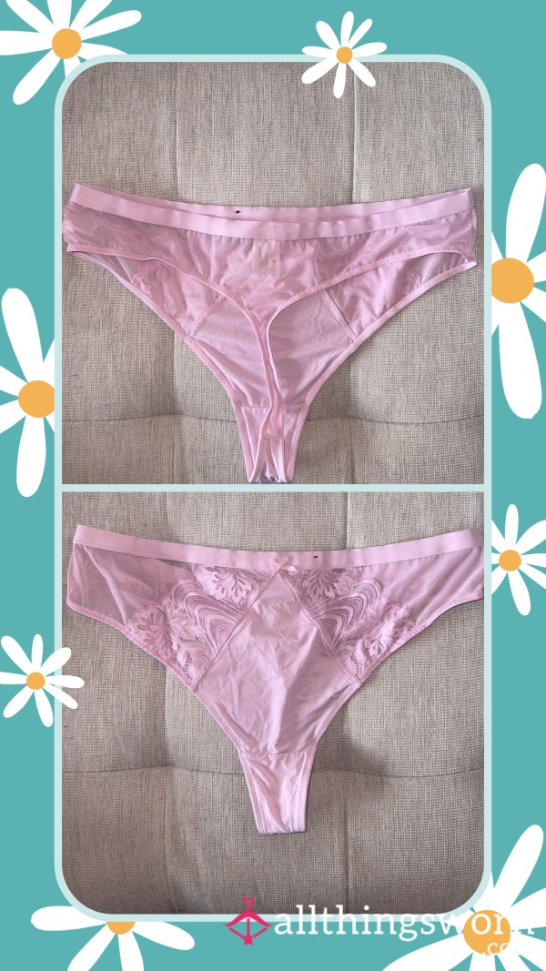 Princess Pink Thong With Mesh Back 🎀👸🏼✨