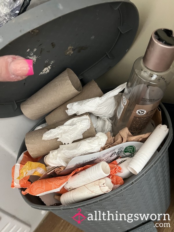 Princess Scarlets Bathroom Bin.