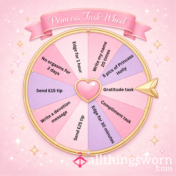 Princess Task Wheel 💘💞🤩