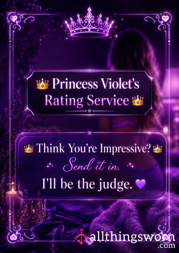 👑💜Princess Violet's D*ck Ratings💜👑