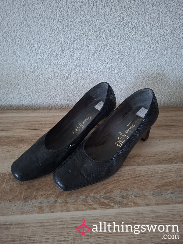 Uniform Hotel Heels 8.0🩷|well-worn|leather