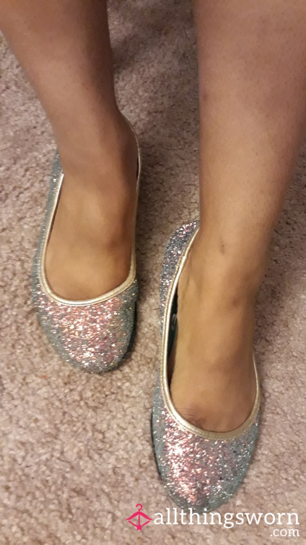 Prismatic Glitter Flats - Sz9