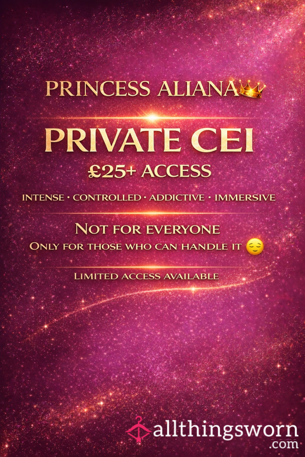 Private CEI Experience – Controlled, Intense & Not For Everyone 👑