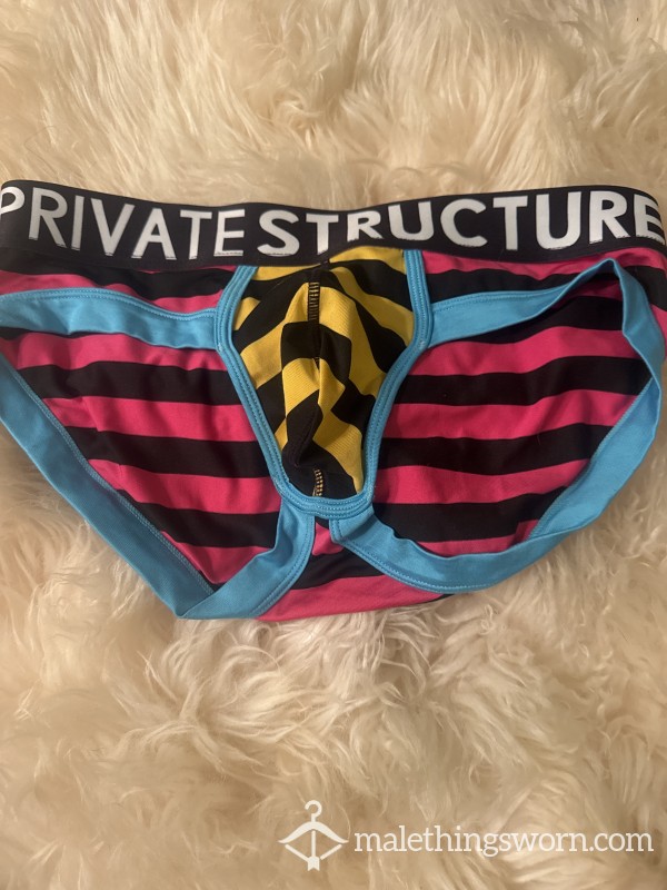 Private Structure Striped Brief