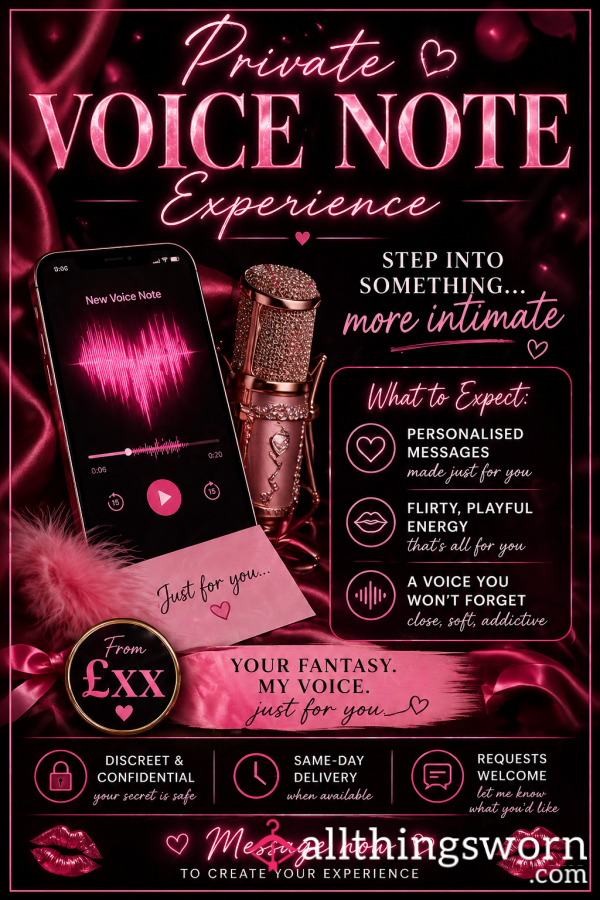 💖🎧 PRIVATE VOICE NOTE EXPERIENCE 🎧💖