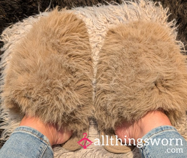 Proper Filthy Fluffy Slippers