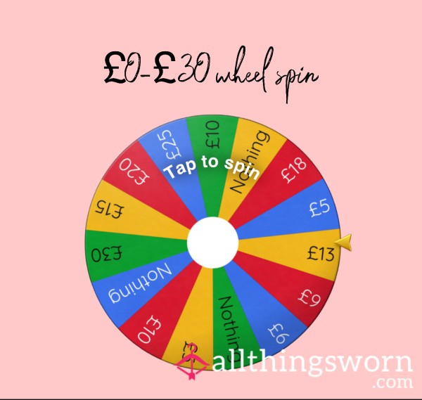 🌈 £0-£30 Wheel Spin! 🌈