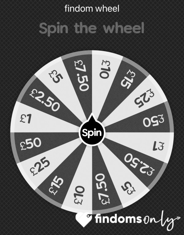 £1 - £50 Spin Wheel