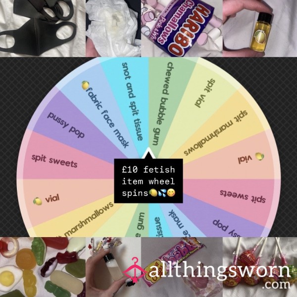 £10 Fetish Item Wheel Spins💦😋🩷