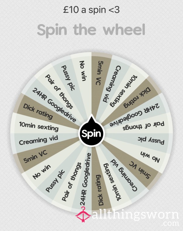 £10 Spin The Wheel