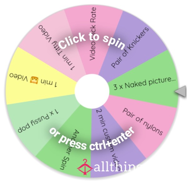 £10 Spin The Wheel