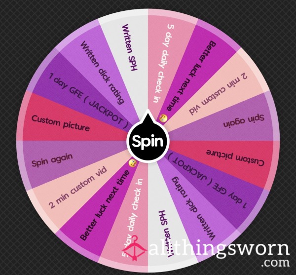 £10 Spin The Wheel