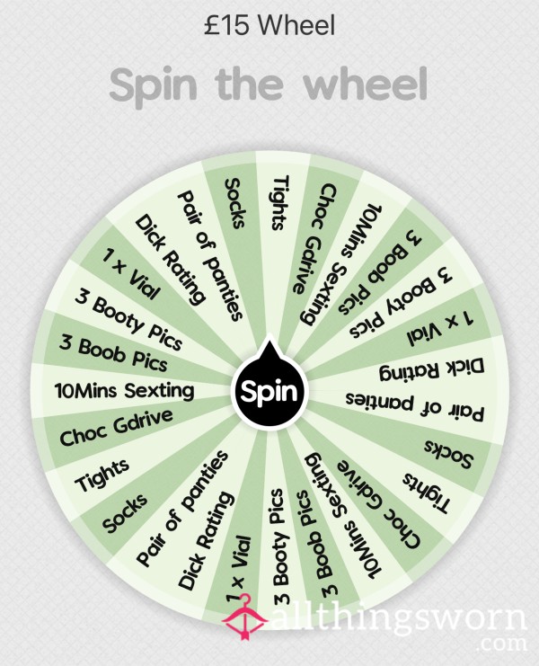 £15 Spin The Wheel