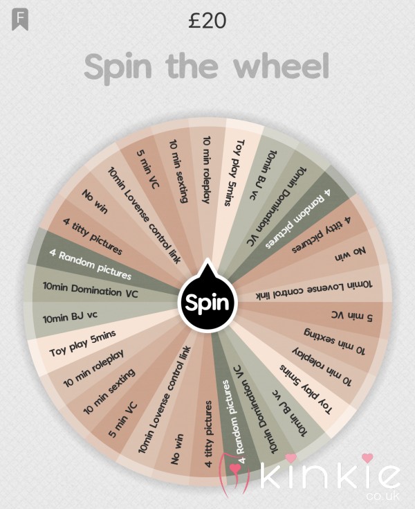 £20 Spin The Wheel