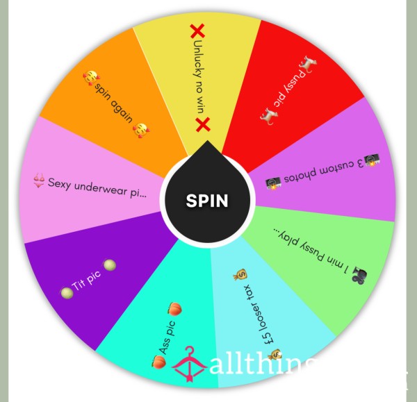 £5 Lucky Wheel Spin