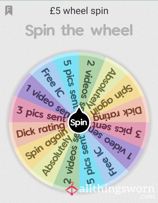 £5 Spin The Wheel