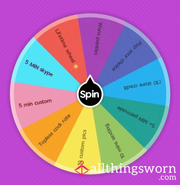 £5 Winner Wheel