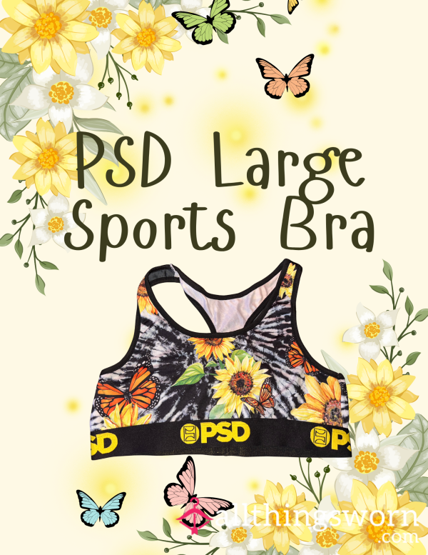 PSD Large Bu*terfly Sports Bra