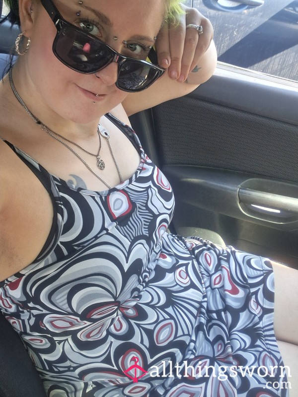 Psychedelic Red Dress