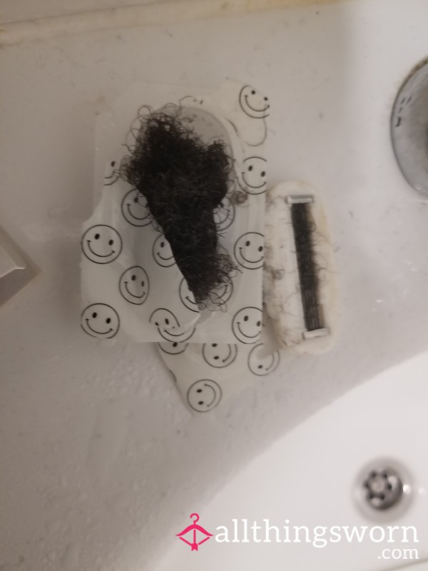 Pubic Hair Used Razor