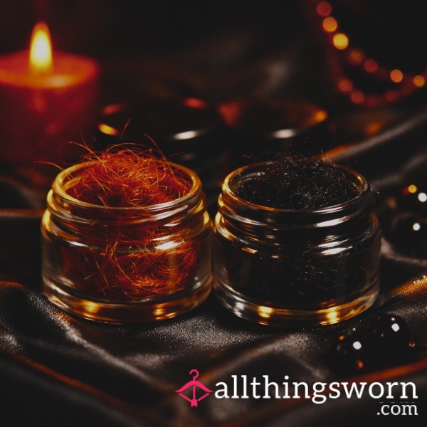 Pubic Offering: Dark & Auburn - Hers & Hers🖤🧡