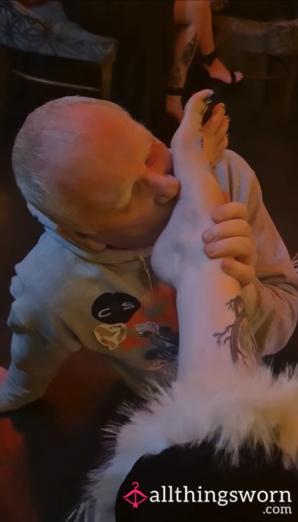 Public Bar Foot Worship